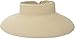 TAUT Women's Roll up Wide Brim Straw Hat Visor with Bow,Off-White