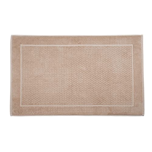 Caleffi Badezimmerteppich 60x100 cm – Weiche & Saugfähige Badematte – Badvorleger Rutschfest & Waschbar – Eleganter Badteppich, Perfekt für Ihr Badezimmer - Badteppiche Design aus Italien