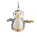 Steiff Keyring Penguin Plush, Grey/White