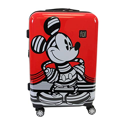 Ful Striped Mickey Mouse Spinner Luggage (29)