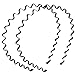uxcell 2 Pcs Solid Black Flexible Metal 0.2