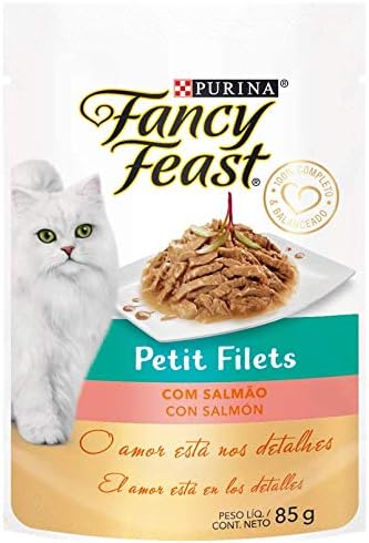 Nestlé Purina Fancy Feast Ração Úmida para Gatos Petit Filet Salmão 85g