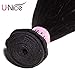 UNice Hair Icenu Series 8A Brazilian Straight Virgin Hair 1 Bundle Unprocessed Human Hair Extensions Weave Natural Color (20, #1B color)