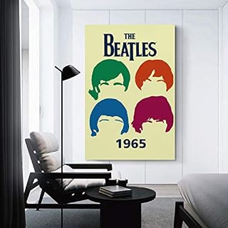 XYDQ Poster sur toile The Beatles Band 1965 et décoration murale – 40 x 60 cm - Les Beatles, Paul McCartney, John Lennon, RIngo Starr, George Harrison XYDQ Poster sur toile The Beatles Band 1965 et décoration murale - 40 x 60 cm – Image 3