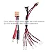 1S LiPo Charging Adapter Cable 6 in 1 to 6S Balance Battery Charger w/ XT60 to Banana Cable for JST-PH 2.0 mCPX Powerwhoop Tiny Whoop