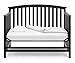 Graco Freeport 4-in-1 Convertible Crib, Black, Easily Converts to Toddler Bed Day Bed or Full Bed, Three Position Adjustable Height Mattress, Some Assembly Required (Mattress Not Included)