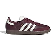 adidas Samba OG Women's Shoes, Maroon/Off White/Gum 3, Size 6