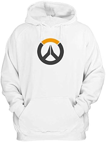 Overwatch Logo Mei Lucio Genji Mccree Reaper 76 Winston Anime Cartoon Birthday B-Day Gift Hoodie Large White