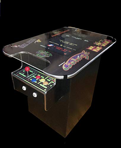 Cocktail Arcade Machine - 412 Retro Games (Galaga, Pac-Man, etc) - Full Size LCD Screen, Buttons and Joystick