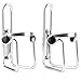 Reehut Bike Water Bottle Cages (2-Pack), Lightweight Aluminum Alloy Bicycle Water Bottle Holder Brackets for Outdoor Activities - Silver