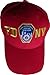 FDNY Baseball Hat Police Badge Fire Department of New York City Red Gold On