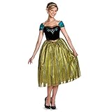 Disguise Women's Anna Coronation Deluxe Adult Costume, Multi, Small