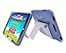 Light Blue TPU Rubber Cover Case and Multi-Angle View Stand Holder for DigiLand DL808W 8" Windows 10 Tablet