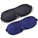 Eye Mask for Sleeping Blackout - AUPHIL 3D Contoured Eye Cover Blindfold Sleeping Mask, Comfort Sleep Mask for Women Men Side Sleeper 100% Light Blocking, Soft Breathable Sleep Eye Mask for Flight Nap