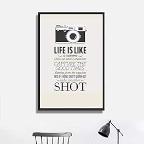 Framed Canvas Wall Art for Living Room, Bedroom Quotes Canvas Prints for Modern Home Decoration Ready to Hang - 16"x24" inches