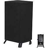 DONSIQIZZ 40 Inch Electric Smoker Cover for Masterbuilt, Waterproof Grill Cover for Masterbuilt 40-Inch Digital Vertical BBQ Smoker Outdoor, Black