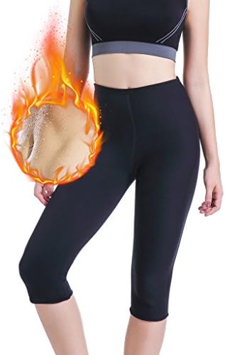 LYTOPTOP Hot Sweat Pants Neoprene Slimming Thermo leggings Workout Sauna Pants Yoga Capri body shaper for weight loss Tummy Control Fat Burner