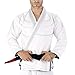 Elite Sports BJJ GI for Men IBJJF Kimono BJJ Jiu Jitsu Lightweight GIS W/Preshrunk Fabric & Free Belt (White, A0)