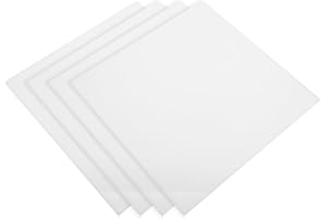 OUNONA LED Acrylic Light Diffuser Panel 300x300mm White LED Ceiling Light Cover Sheet 3mm Thick for Even