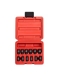 Sunex 1822 1 4 inch Disco magnético Juego de vaso de impacto (Métricas, 12 piezas)