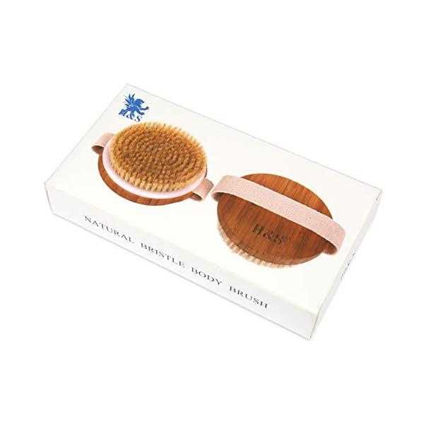 HS-2pcs-Body-Brush-Dry-Skin-Bath-Shower-Brush-Back-Scrubber-Natural-Bristles-Exfoliating-Cellulite-Brush-Bamboo-Wood H&S 2pcs Body Brush Dry Skin Bath Shower Brush Back Scrubber Natural Bristles Exfoliating Cellulite Brush Bamboo Wood
