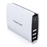 USB C Wall charger, Poweradd 52W 4-Port USB Desktop Charging Adapter, 30W Power Delivery(PD) for for iPhone X / 8 / 8 Plus, Nexus 5X / 6P, LG G5, Pixel C, Samsung W700, MacBook 2015 / 2016 and More