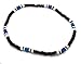 exoticdream Color Shark Bones Beads Surfer Beach Ocean Necklace Boy Men Hawaiian Coconut Natural Jewelry (Blue II)