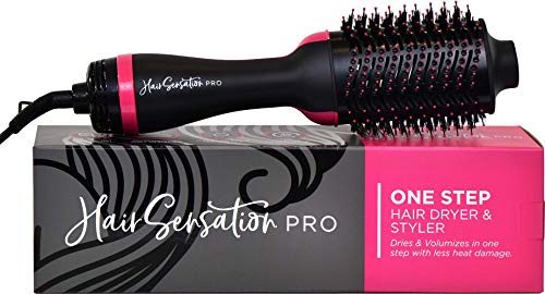 Hair Dryer Brush Hot Air Brush with ION Generator and Ceramic Coating for  Fast Drying, Dryer and Styler for