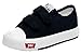 DADAWEN Boy's Girl's Classic Canvas Velcro Strap Sneaker (Toddler/Little Kid/Big Kid)
