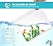 Reusable Sandwich & Snacks Bags，Reusable Storage Freezer Bags(6 Pack)，Extra Thick FDA Grade PEVA Ziplock Bags for Food | Kids Snacks | Freezer | Fruit | Make-up |Meal Prep | Home Organisation