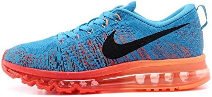 nike flyknit blue and orange