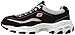 Skechers Sport Women's D'Lites Centennial Sneaker, Black/Pink Centennial, 8 M US