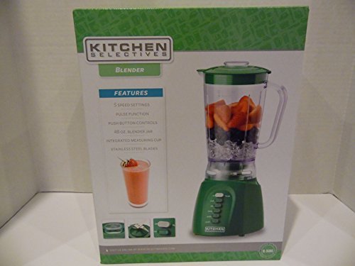 Click Here to See More Images Kitchen Selectives 5 Speed Blender (GREEN) 48oz. blender jar