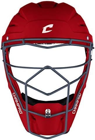 Champro オプティマスプロゴム引きマット仕上げホッケースタイル野球 世界の人気ブランド ソフトボールキャッチャーヘッドギア