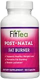 Fit Tea Post Natal Fat Burner - Natural Weight Loss, Body Cleanse and Appetite Control. Proven Weight Loss Formula.