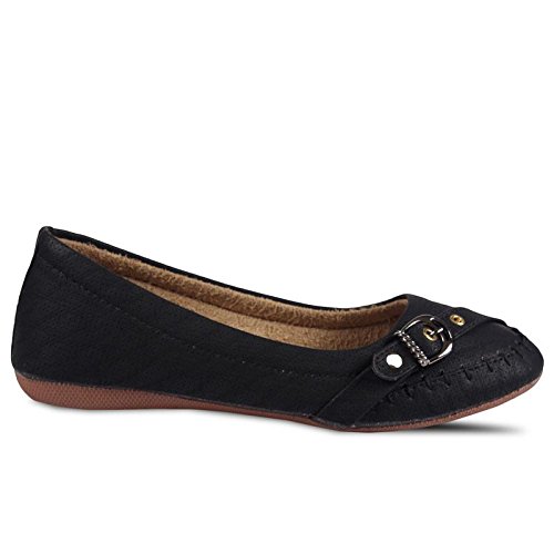 anand archies artificial leather cream ballies for girl's & women's (aa-360-p)