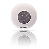JamWave Waterproof Bluetooth Speaker - Bluetooth 3.0 Shower Speaker, Wireless, Handsfree Portable Speakerphone, Apple iPhone 6s 6s Plus/5/5S/5C Siri