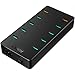 AUKEY USB Charger with Dual Quick Charge 3.0 Port & 8 USB Ports for Galaxy S8/S7/S6/Edge, Nexus 6P, LG G5, iPhone, iPad and more - Black