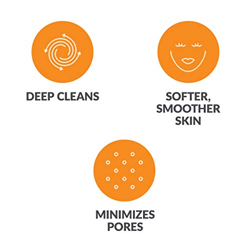 Clarisonic Deep Pore Facial Cleansing Brush Head Replacement | For Blackheads and Clogged Pores| Suitable for Sensitive, Oily Skin 2 Clarisonic Deep Pore Facial Cleansing Brush Head Replacement | For Blackheads and Clogged Pores| Suitable for Sensitive, Oily Skin