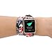TCSHOW 44mm 42mm Double Tour Soft PU Leather Pastoral/Rural Style Strap Wrist Band Replacement for Apple Watch Series 5/4/3/2/1(Double Tour),Not fit for 38mm/40mm iWatch