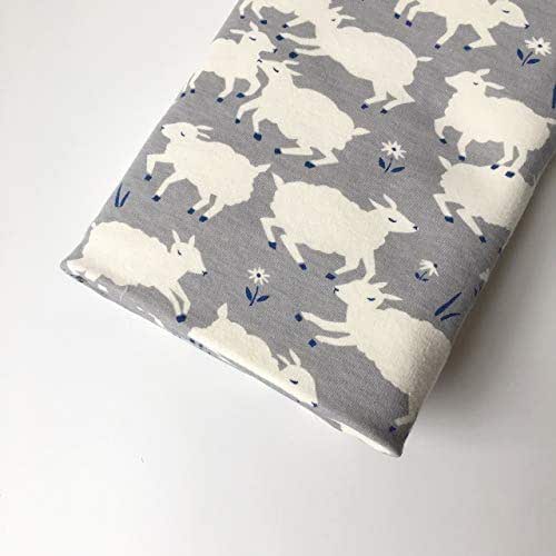 Organic Swaddle Blanket in Leaping Lambs Handmade Products