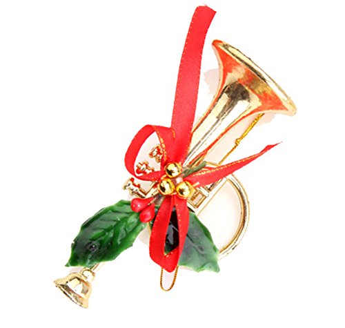 Freedi Christmas Tree Decorations Ornaments Trombone Door Hangers Pack of 1