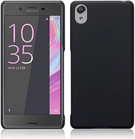 Sony Xperia X and X Performance Original Case Slim Rugged Hybrid Gel Tech Smoke Black Xperia X Cases, Sony Xperia X Cover - TPU Gel - Slim Design - Durable Shock Absorbing - Back Protector - Smoke Black Matte Finish