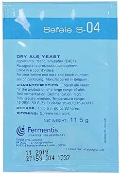 FermentisBrewing Yeast SAFALE S-04-11.5 g