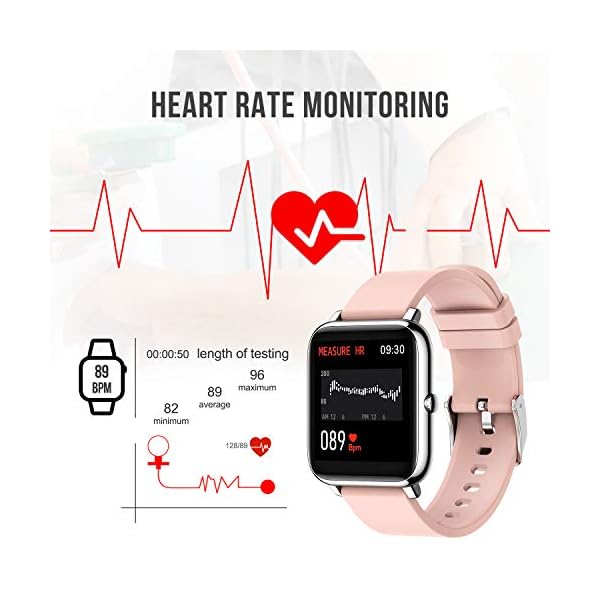 Rinsmola-Smart-Watch-for-Women-Men-Fitness-Watch-14-Full-Touch-Screen-Fitness-Tracker-with-Heart-Rate-Sleep-Monitor-Step-Calorie-Counter-IP67-Waterproof-Smartwatch-for-iPhone-Android-Phone Rinsmola Smart Watch for Women Men, Fitness Watch 1.4" Full Touch Screen, Fitness Tracker with Heart Rate Sleep Monitor Step Calorie Counter, IP67 Waterproof Smartwatch for iPhone Android Phone