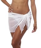 Coqueta Mesh Cover up Swimwear Beach Sarong Pareo Canga Swimsuit Wrap