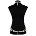 DOTASI Body Dress Necklace Retro Chain Colorful Crystal Women Body Chain Jewelry Necklace