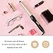 HISOON Hair Curling Wand,1.25 Inch Curling Iron Dual Voltage Hair Curler with Ceramic Barrel and Adjustable Temperature for All Hair Types, Travel Hair Wand with Glove and Curl Clips,Gold