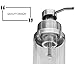 Foaming Soap Dispenser (Brushed Nickel), Rust Resistant, Stainless Steel Foam Pump, Hand Soap Pump