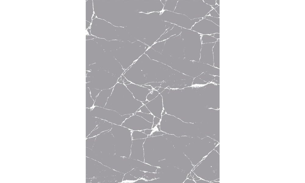 MANI TEXTILE Rug, Polyester, Gray, 50 x 80
